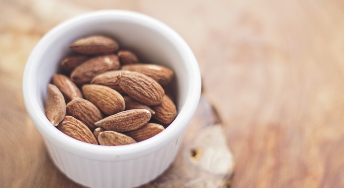 bowl of almonds