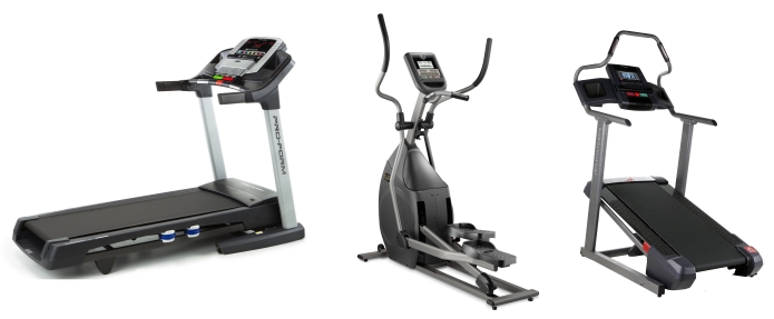 Three Different Exercise Machines