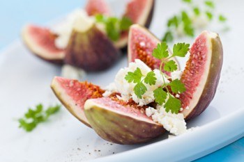 Fresh Figs With Goat Cheese