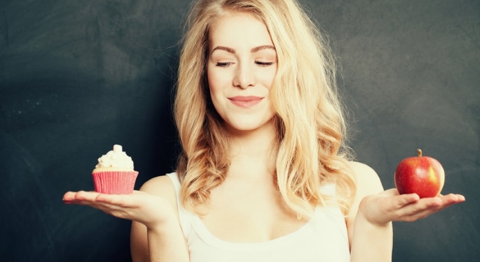 woman thinking about easy diet