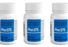 Phen375 bottle of supplements