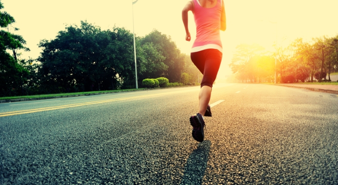 Woman running