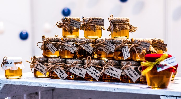 cute jars of honey